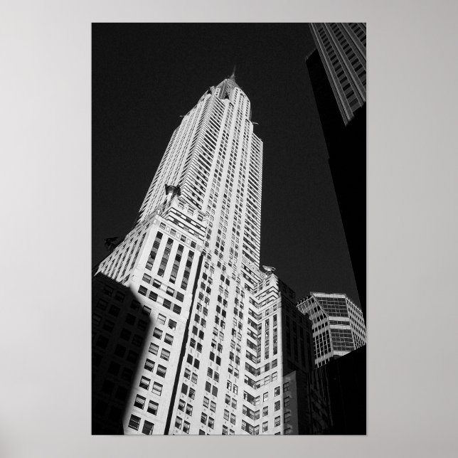 Affiche Chrysler Building New York Amérique (Devant)
