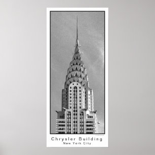 Affiche Chrysler Building / New York City