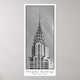 Affiche Chrysler Building / New York City