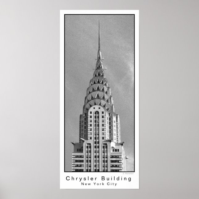 Affiche Chrysler Building / New York City (Devant)