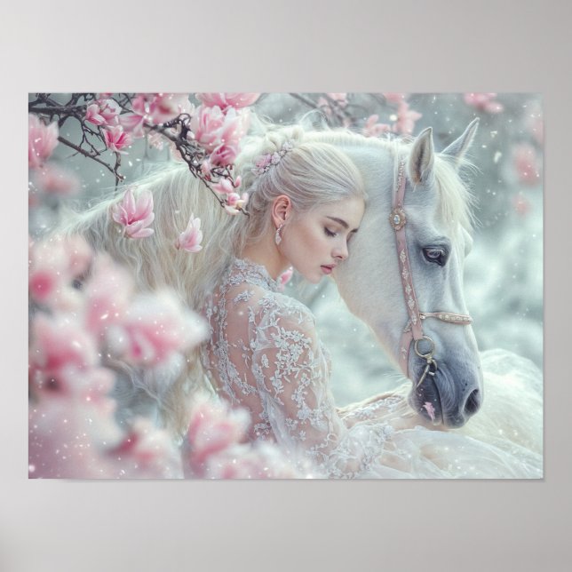 Affiche Chuchotement de Fleur de Printemps (Devant)