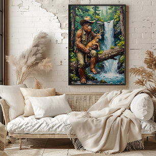 Affiche Chuchotements de la nature sauvage : Bigfoot et le