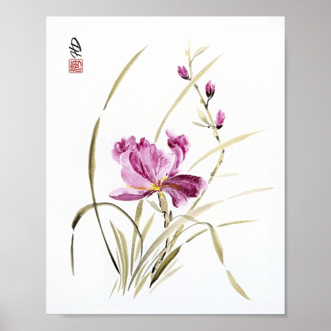 Affiche Chuchotements de l'Iris (Devant)