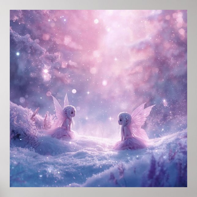 Affiche Chuchotements d'hiver et Lumière de Fée (Devant)