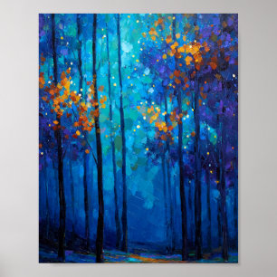 Affiche Chuchotements du Bosquet de Cobalt : Une Illumina