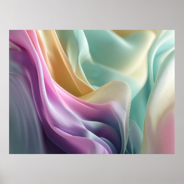 Affiche Chuchotements en mouvement pastel (Devant)