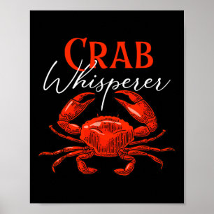 Affiche Chuchoteur de crabes - Chasseur de pêche Animal Oc