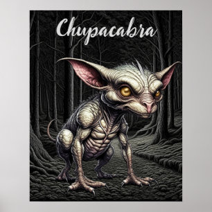 Affiche Chupacabra dans la Cryptide des Bois
