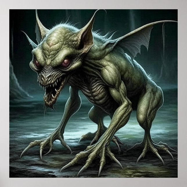 Affiche Chupacabra - Monstres ou animaux en cristaux (Devant)