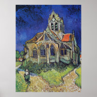 Church at Auvers 1890 par Vincent van Gogh