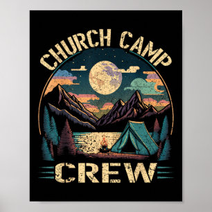 Affiche Church Camp Crew Vbs Enseignants Enfants Groupe ch