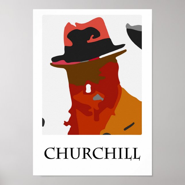 Affiche churchill (Devant)