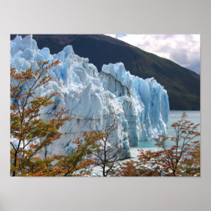 Affiche Chute au glacier Perito Moreno, Argentine
