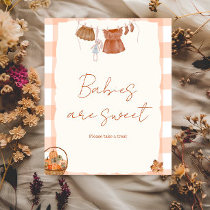 Affiche Chute d'amour Les bébés sont Baby showers