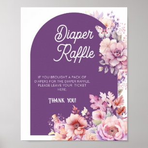 Affiche Chute d'amourBébé fleuri en tombola de tombola