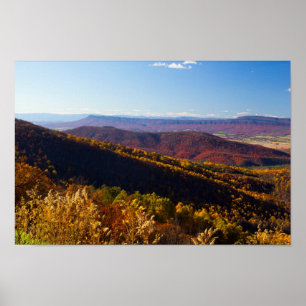 Affiche Chute dans la vallée de Shenandoah, Virginie