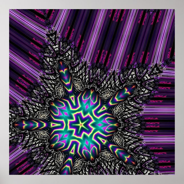 Affiche Chute de neige ambiante - Ken Gage Art (Devant)