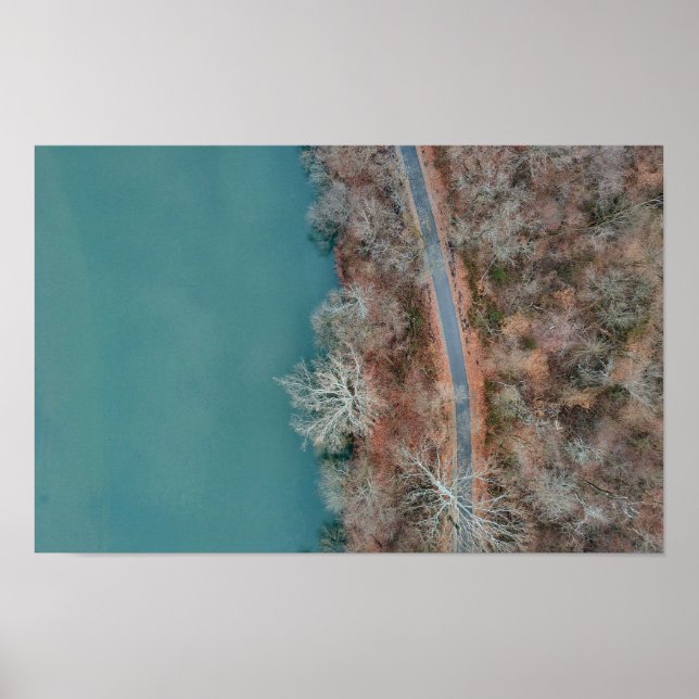 Affiche Chute du sentier de la rivière Schuylkill (Devant)