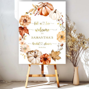 Affiche Chute en amour Fête des mariées de rouille or Affi