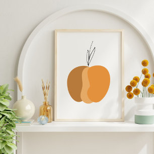 Affiche Chute minimale de Citrouille Boho