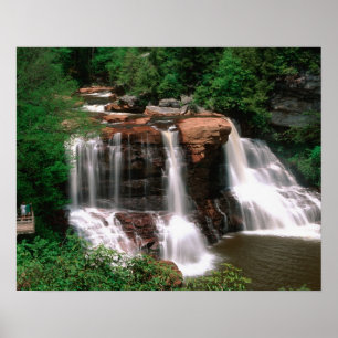 Affiche Chutes de Blackwater, Virginie-Occidentale, pittor