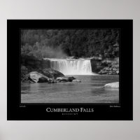 Chutes De Cumberland Noir Et Blanc