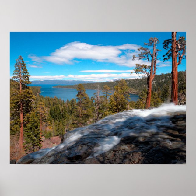 Affiche Chutes de Eagle Creek, South Lake Tahoe (Devant)