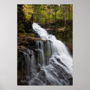 Affiche Chutes de Ganoga 13 po x 19 po