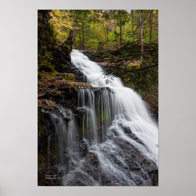 Affiche Chutes de Ganoga 13 po x 19 po (Devant)