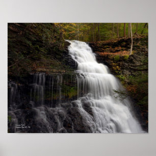 Affiche Chutes de Ganoga 14 po x 11 po