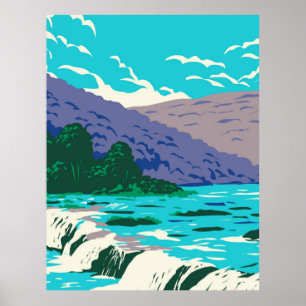 Affiche Chutes de grès