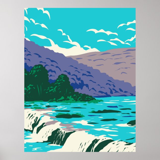 Affiche Chutes de grès (Devant)