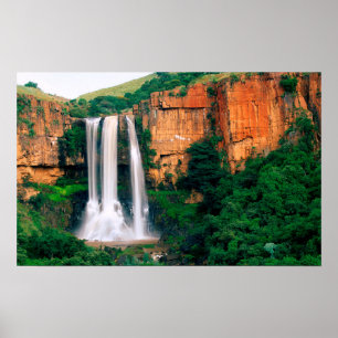 Affiche Chutes de la rivière Elands, Mpumalanga, Afrique d