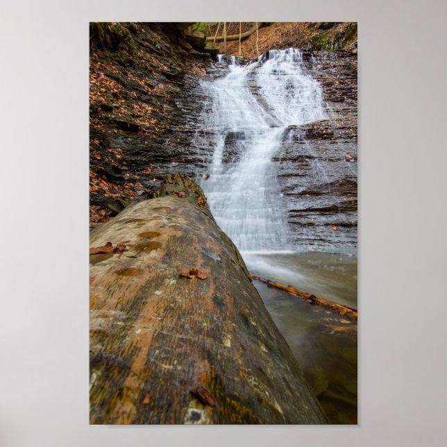 Affiche Chutes de lait, Cuyahoga Valley NP, Ohio (Devant)