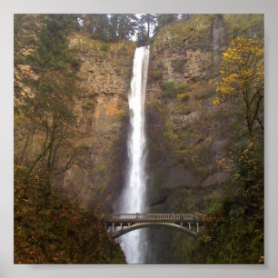 Affiche Chutes de Multnomah, Oregon