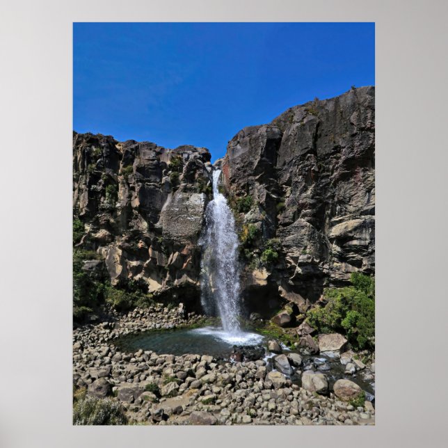 Affiche Chutes de Taranaki (Devant)