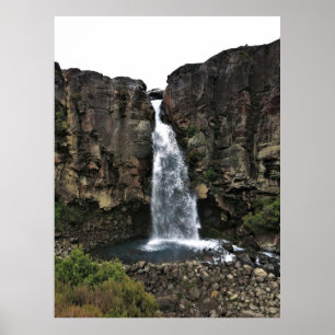 Affiche Chutes de Taranaki