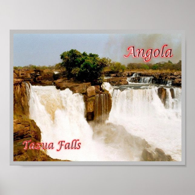 Affiche Chutes de Tazua - (Devant)
