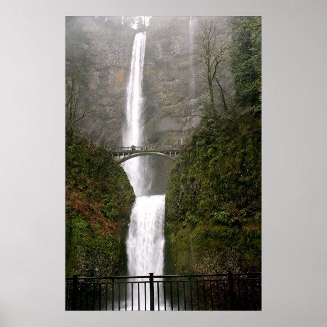 Affiche Chutes Multnomah (Devant)