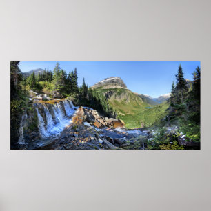 Affiche Chutes Paiota - Parc national des Glaciers