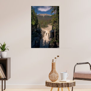 Affiche Chutes Sunwapta, Cascade Photographie