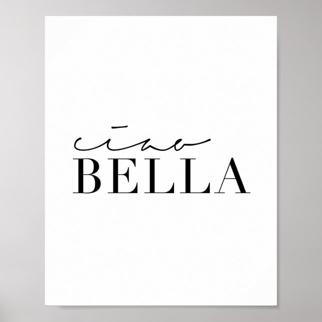 Affiche Ciao Bella (Devant)