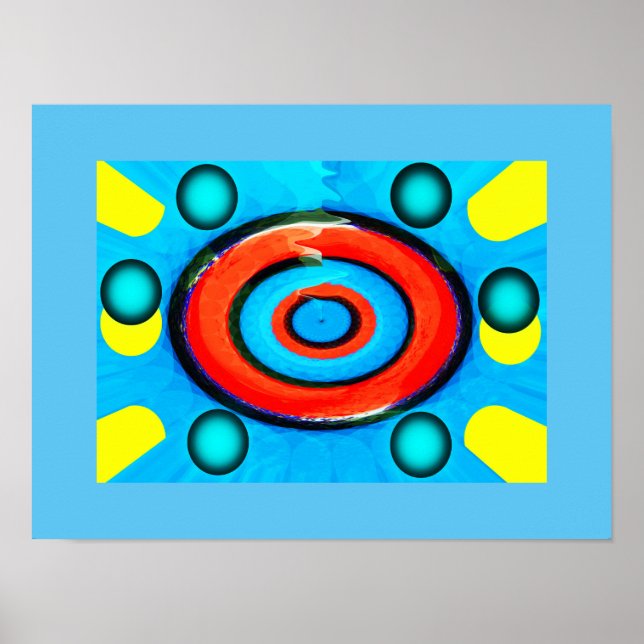 Affiche Cible atomique (Devant)