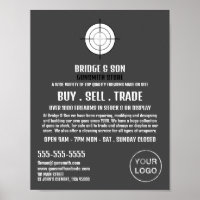 Cible d'arme, Forgeron, Publicité de magasin