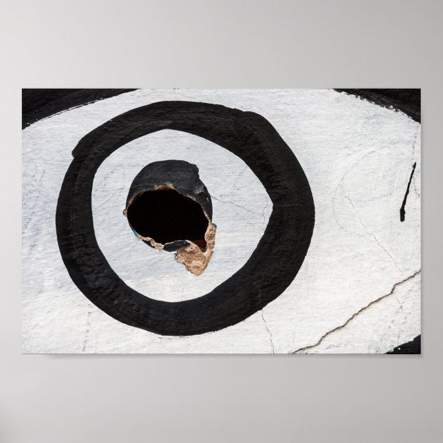 Affiche cible déchirures (Devant)