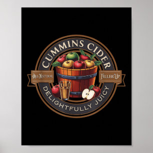 Affiche Cidre Cummins de Haul drôle pour hommes