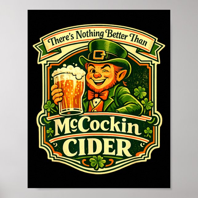 Affiche cidre Mccockin (Devant)