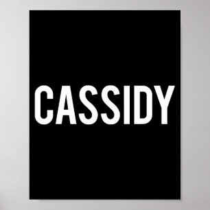 Affiche Cidy - T-shirt cadeau pour fan de nom drôle nouvea