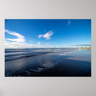 Affiche Ciel bleu et vagues ouvertes