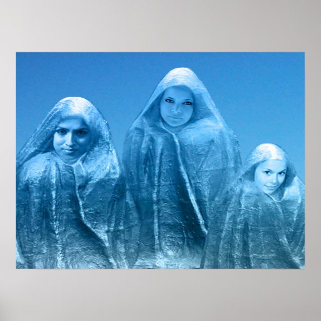 Affiche Ciel bleu glace (Devant)